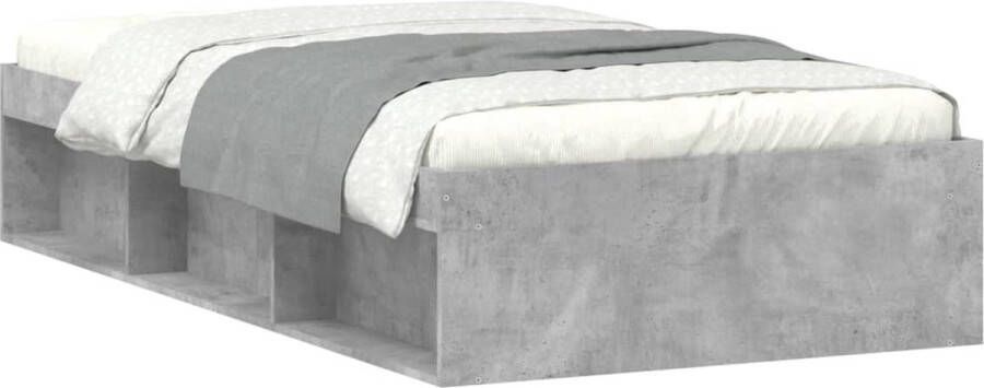 VidaXL -Bedframe-betongrijs-100x200-cm - Foto 3