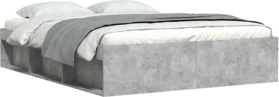 VidaXL -Bedframe-betongrijs-150x200-cm-King-Size - Foto 3