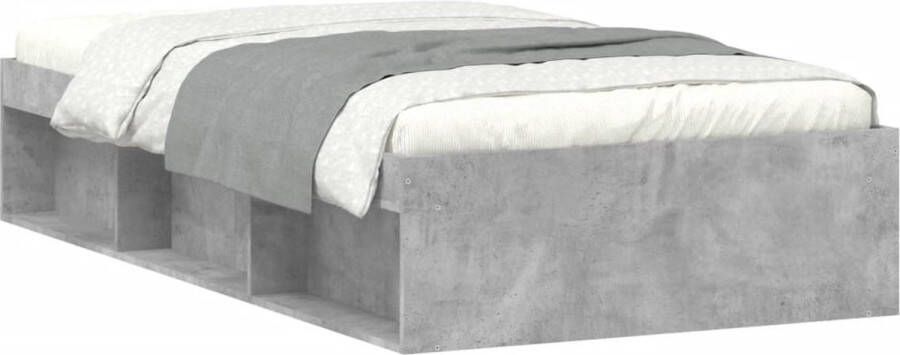 VidaXL -Bedframe-betongrijs-90x190-cm - Foto 3