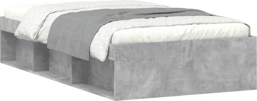 VidaXL -Bedframe-betongrijs-90x200-cm - Foto 3