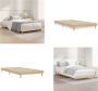 VidaXL Bedframe bewerkt hout sonoma eikenkleurig 90x190 cm Bedframe Bedframes Slaapkamermeubel Slaapmeubel - Thumbnail 1