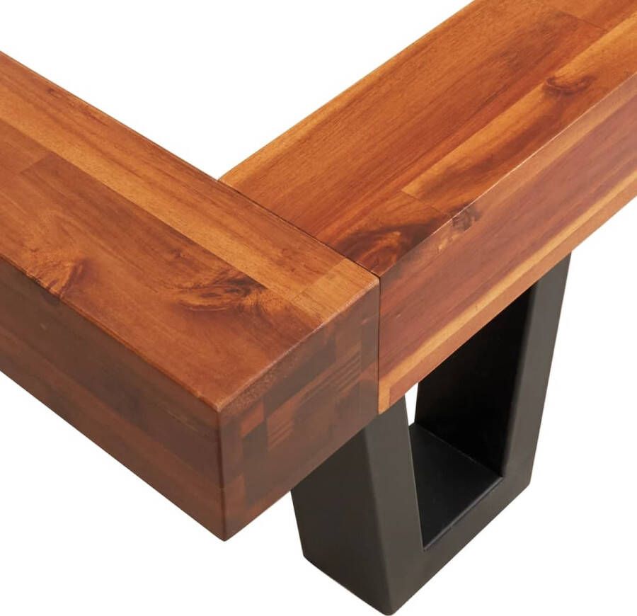 VidaXL -Bedframe-boomstam-massief-acaciahout-120-cm