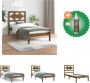 VidaXL Bedframe Grenenhout 205.5 x 105.5 x 31 cm Honingbruin Bed Inclusief Houtreiniger en verfrisser - Thumbnail 2