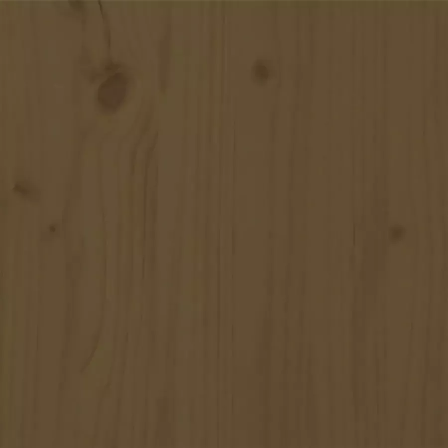 VIDAXL Bedframe grenenhout honingbruin 150x200 cm 5FT King Size - Foto 2
