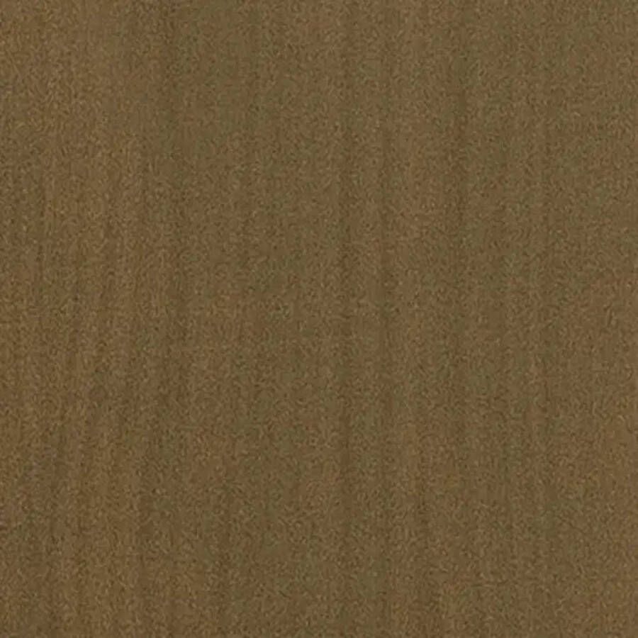 VidaXL -Bedframe-grenenhout-honingbruin-150x200-cm-5FT-King-Size - Foto 1