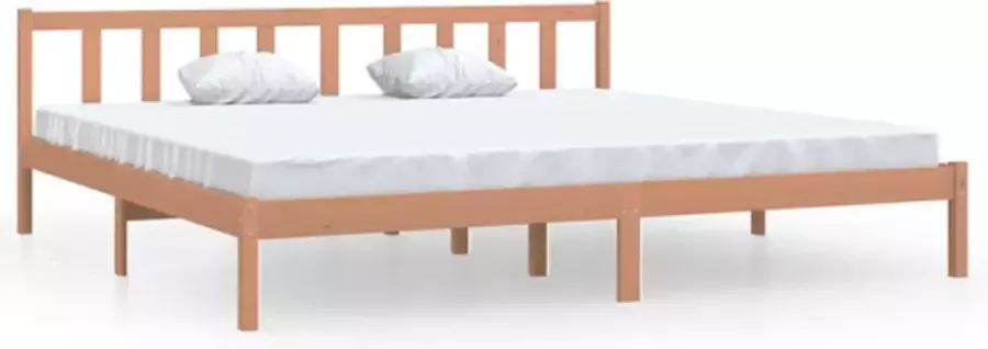 VidaXL -Bedframe-grenenhout-honingbruin-180x200-cm-6FT-super-king - Foto 2