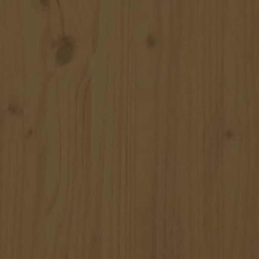 VIDAXL Bedframe grenenhout honingbruin 75x190 cm 2FT6 Small Single - Foto 1