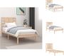 VidaXL Bedframe Klassiek Houten 205.5 x 96 x 100 cm Grenenhout Bed - Thumbnail 1