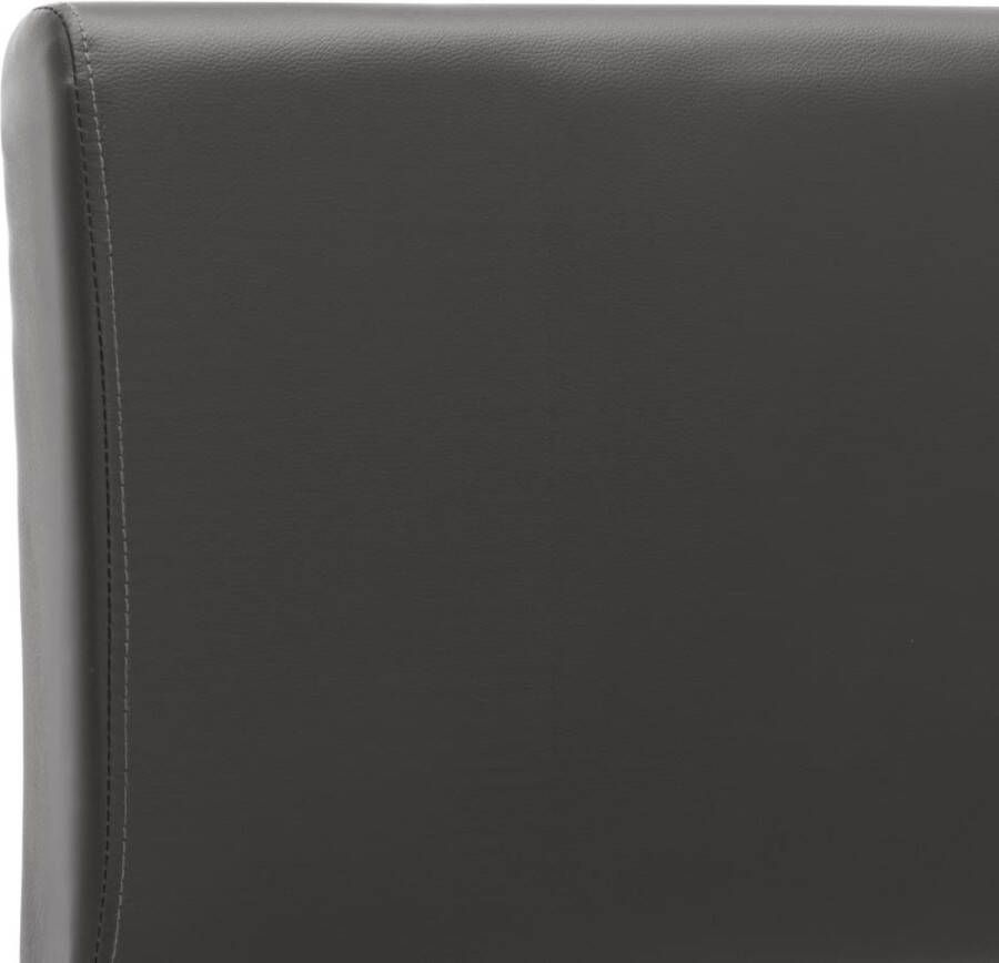 VidaXL Bedframe kunstleer antracietgrijs 180x200 cm