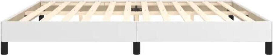 VidaXL -Bedframe-kunstleer-wit-200x200-cm - Foto 4