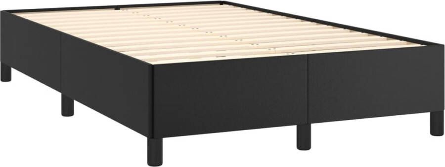 VidaXL -Bedframe-kunstleer-zwart-120x190-cm - Foto 3