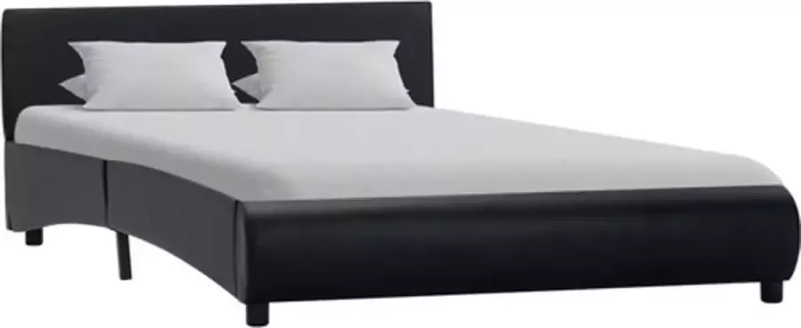 VidaXL -Bedframe-kunstleer-zwart-120x200-cm