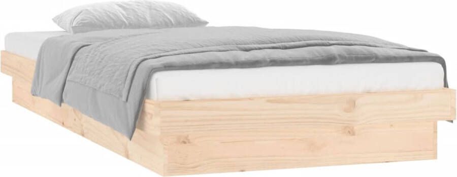 VidaXL -Bedframe-LED-massief-hout-100x200-cm - Foto 2