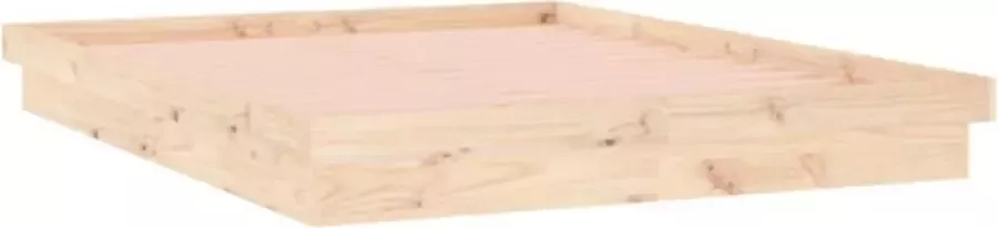 VidaXL -Bedframe-LED-massief-hout-140x200-cm - Foto 5