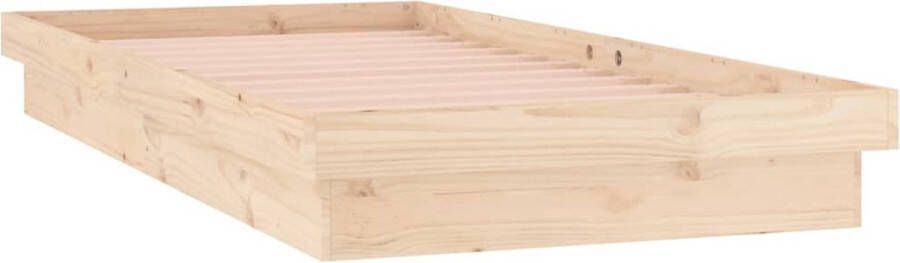 VidaXL Bedframe LED massief hout 90x190 cm 3FT Single - Foto 3