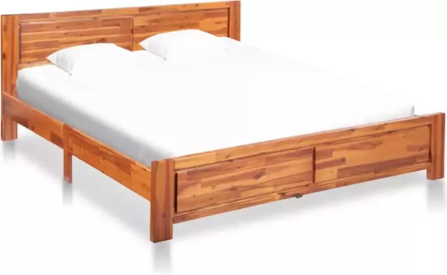 VidaXL -Bedframe-massief-acaciahout-160x200-cm - Foto 2