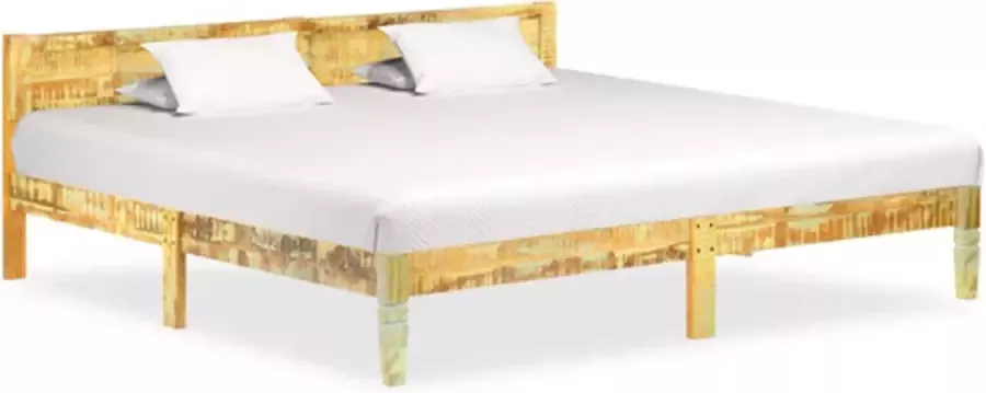 VidaXL -Bedframe-massief-gerecycled-hout-200x200-cm - Foto 2