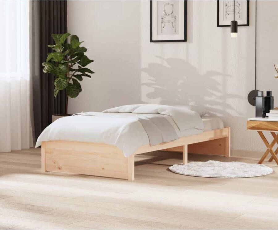 VidaXL -Bedframe-massief-grenenhout-100x200-cm - Foto 2