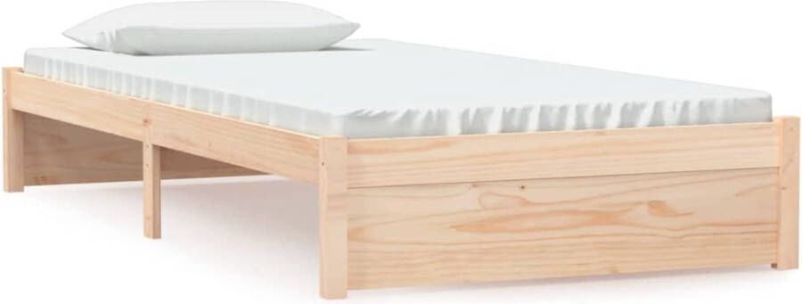 VidaXL -Bedframe-massief-grenenhout-100x200-cm
