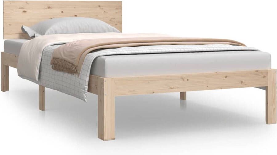 VidaXL -Bedframe-massief-grenenhout-100x200-cm