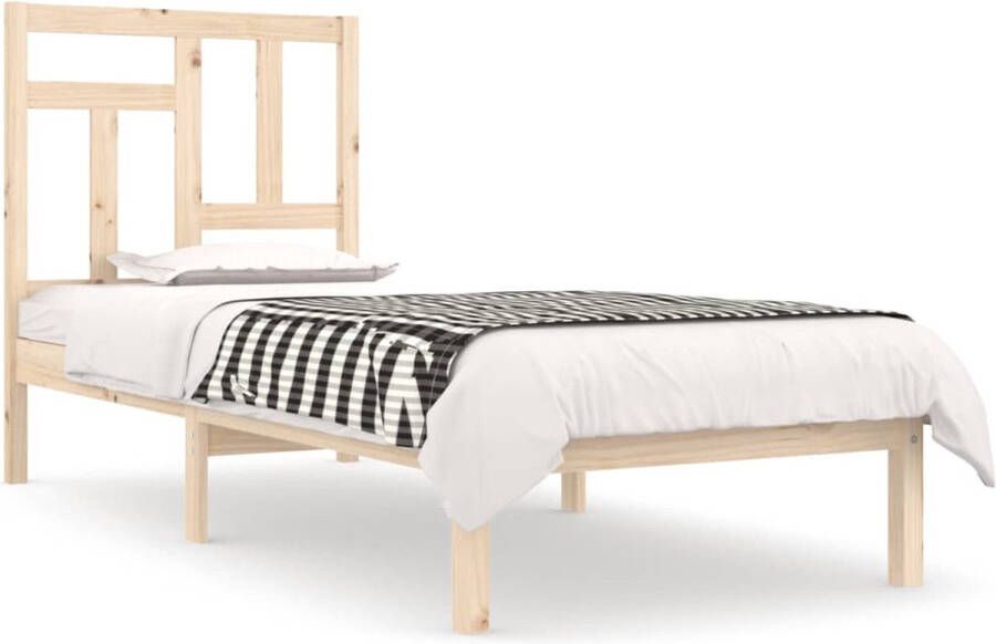 VidaXL -Bedframe-massief-grenenhout-100x200-cm