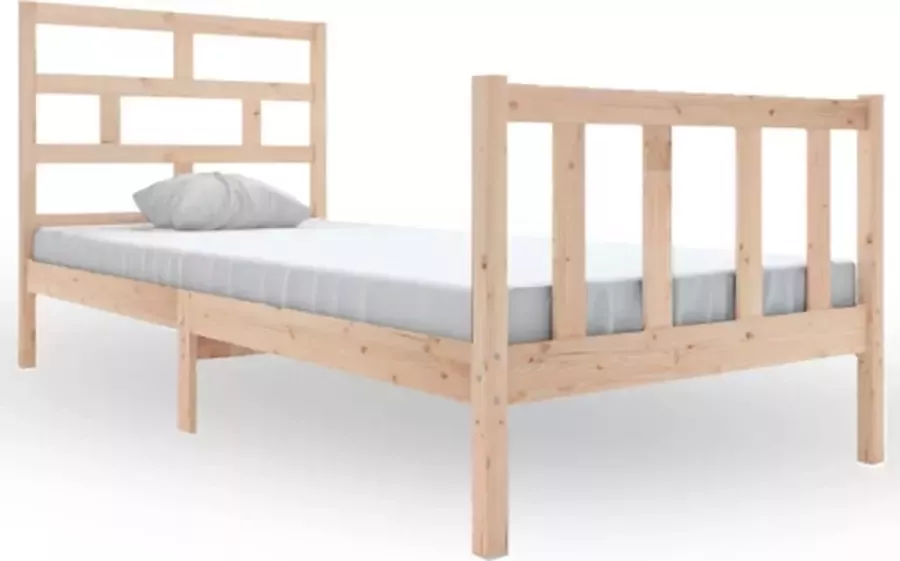 VidaXL -Bedframe-massief-grenenhout-100x200-cm - Foto 3