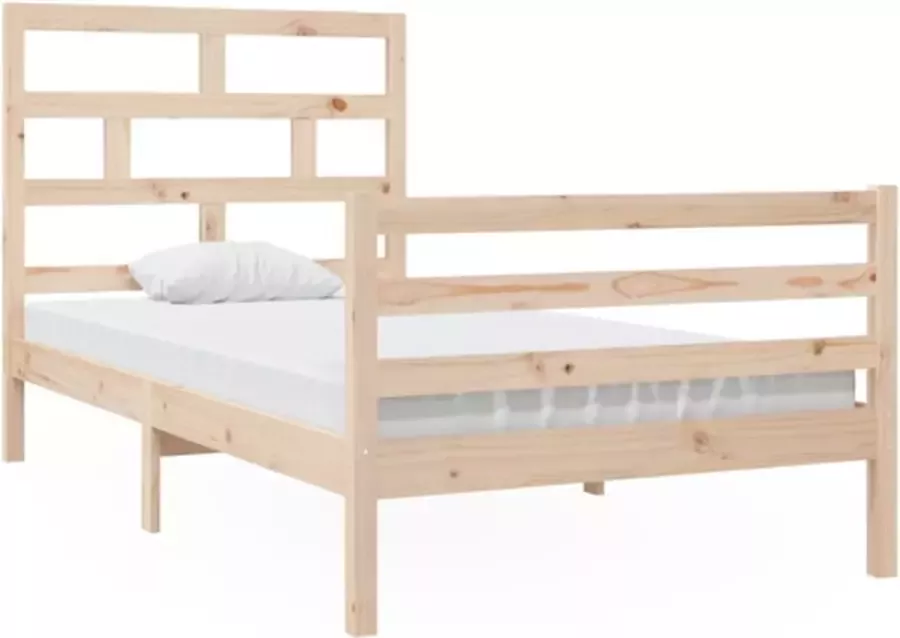 VidaXL -Bedframe-massief-grenenhout-100x200-cm - Foto 4