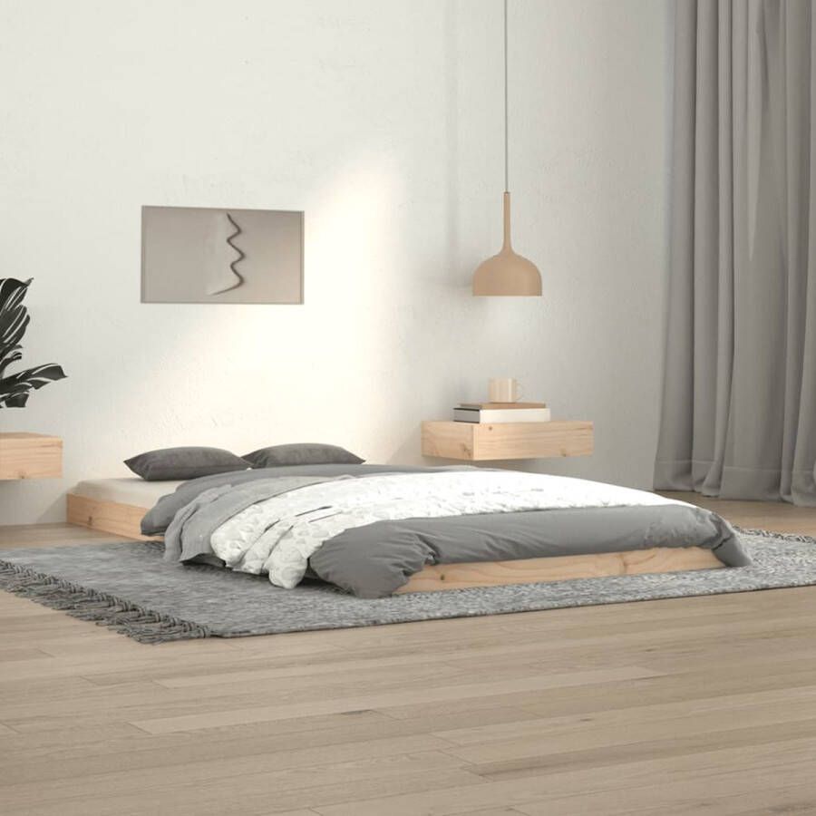 VidaXL -Bedframe-massief-grenenhout-100x200-cm - Foto 1