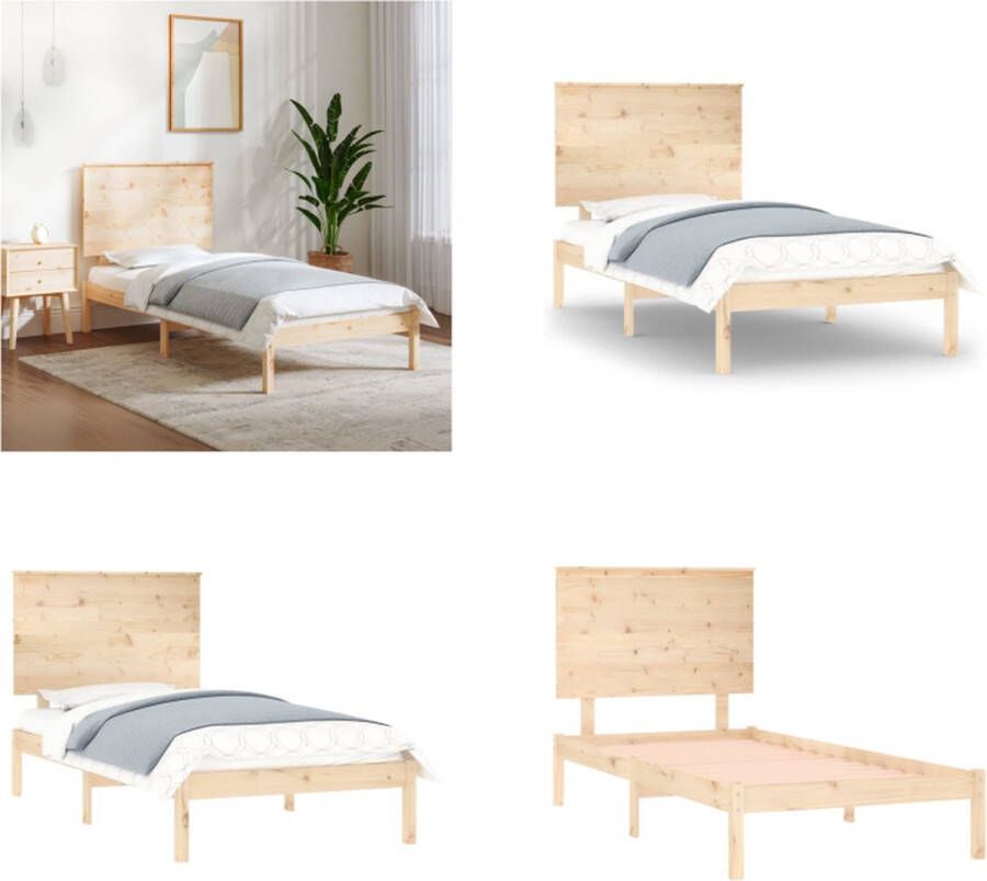 VidaXL Bedframe Fluweel Donkergroen 203 x 203 x 35 cm Ondersteunende poten en multiplex lattenbodem Geschikt voor 200 x 200 cm matras Bed Inclusief Reiniger