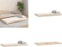 VidaXL Bedframe massief grenenhout 100x200 cm Bedframe Bedframes Eenpersoonsbed Bed - Thumbnail 4