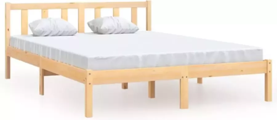 VidaXL -Bedframe-massief-grenenhout-120x190-cm-4FT-Small-Double - Foto 3