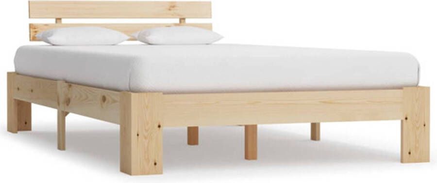 VidaXL -Bedframe-massief-grenenhout-120x200-cm