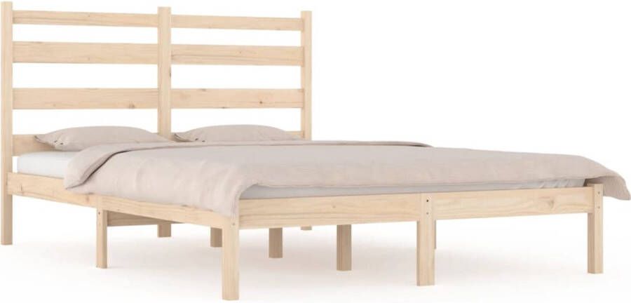 VidaXL -Bedframe-massief-grenenhout-120x200-cm