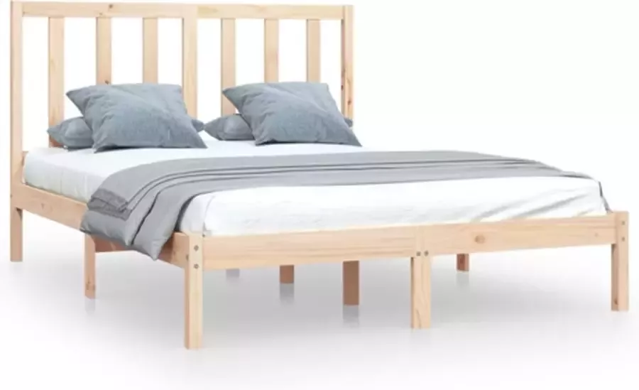 VidaXL -Bedframe-massief-grenenhout-120x200-cm - Foto 2