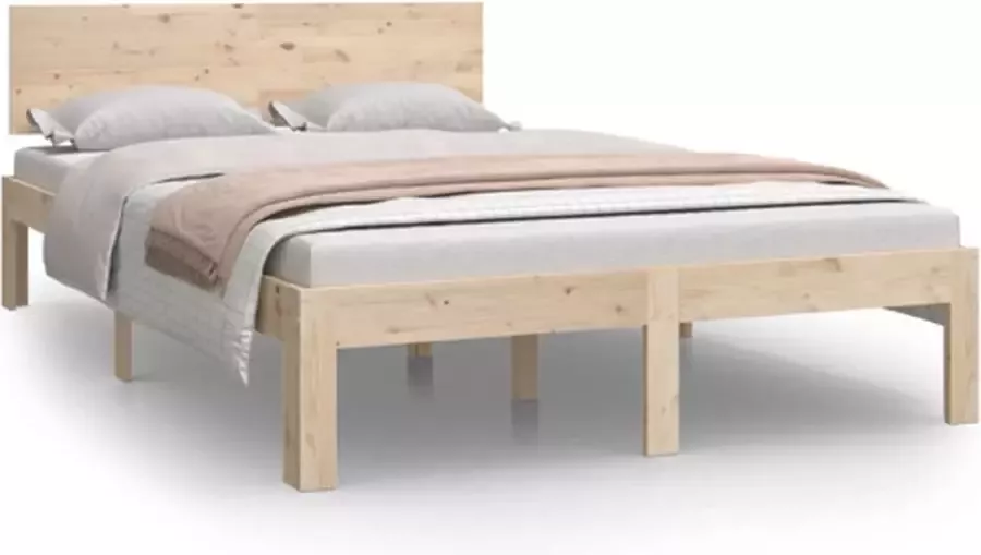 VidaXL -Bedframe-massief-grenenhout-120x200-cm - Foto 3