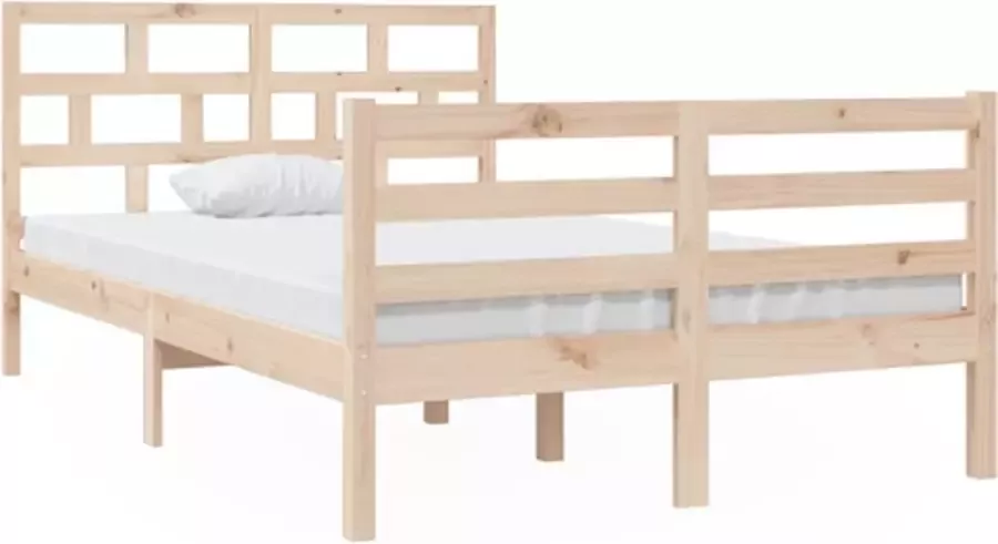 VidaXL -Bedframe-massief-grenenhout-120x200-cm - Foto 3