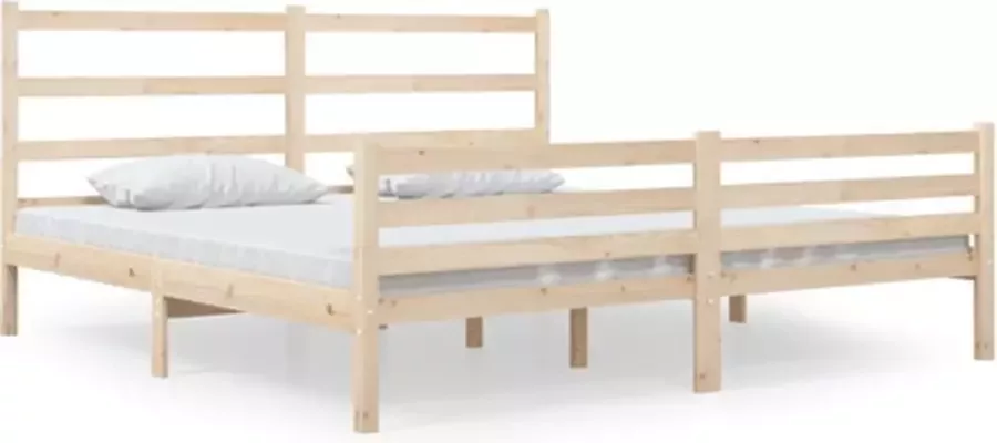 VidaXL -Bedframe-massief-grenenhout-140x190-cm - Foto 2