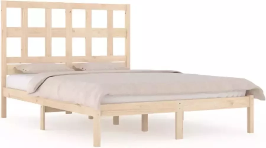 VidaXL -Bedframe-massief-grenenhout-140x190-cm - Foto 6