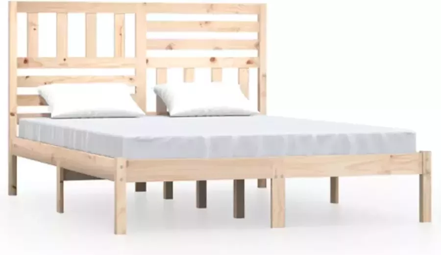 VidaXL -Bedframe-massief-grenenhout-140x190-cm - Foto 2