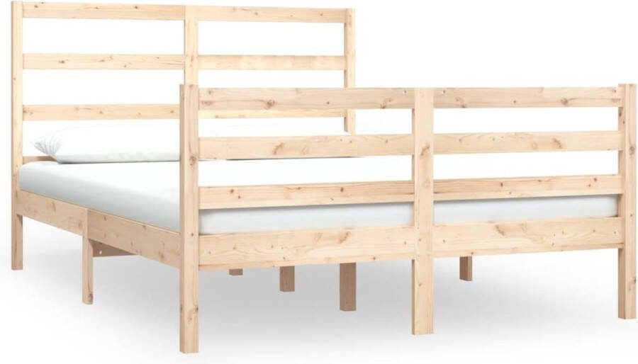 VidaXL -Bedframe-massief-grenenhout-140x190-cm - Foto 5