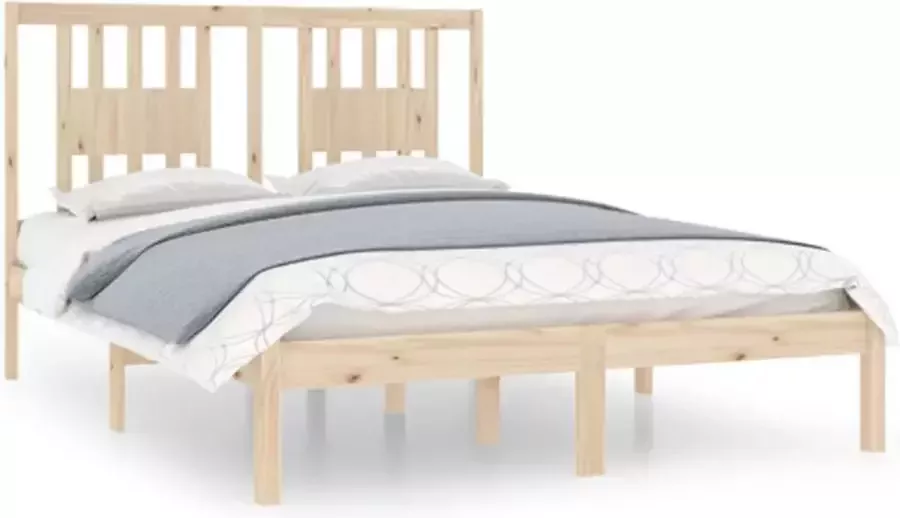 VidaXL -Bedframe-massief-grenenhout-140x190-cm - Foto 3