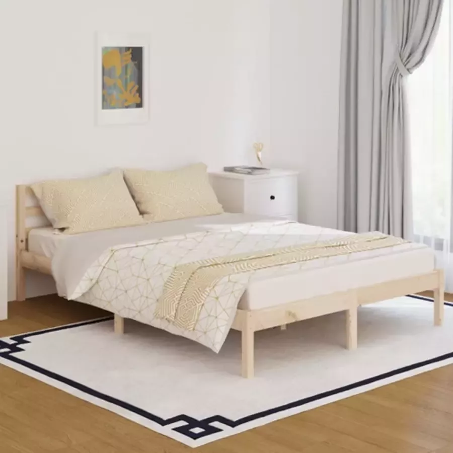 VidaXL -Bedframe-massief-grenenhout-140x200-cm - Foto 3