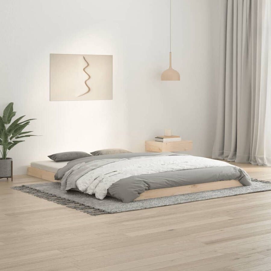 VidaXL -Bedframe-massief-grenenhout-140x200-cm - Foto 2