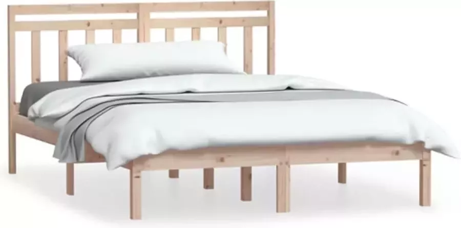 VidaXL -Bedframe-massief-grenenhout-140x200-cm - Foto 3