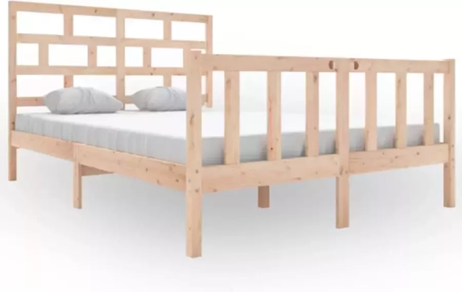 VidaXL -Bedframe-massief-grenenhout-140x200-cm - Foto 3