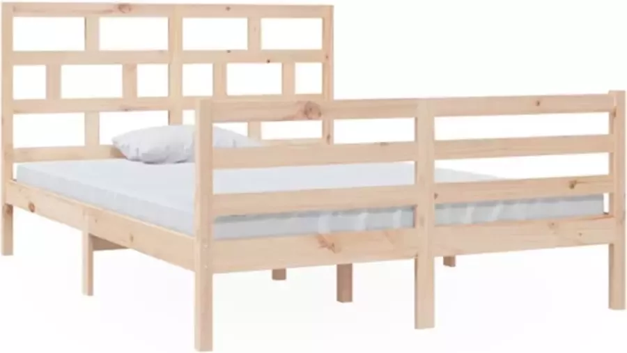 VidaXL -Bedframe-massief-grenenhout-140x200-cm - Foto 3