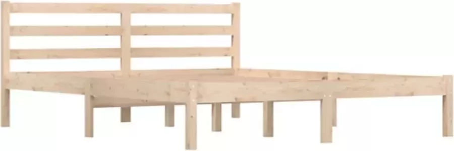 VidaXL -Bedframe-massief-grenenhout-150x200-cm-5FT-King-Size - Foto 4