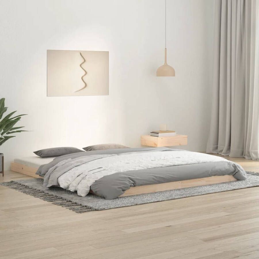 VidaXL -Bedframe-massief-grenenhout-160x200-cm - Foto 1
