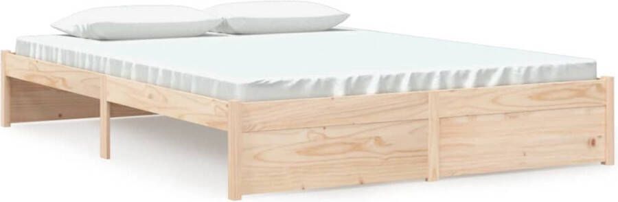 VidaXL -Bedframe-massief-grenenhout-160x200-cm - Foto 1