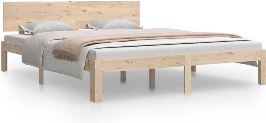 VidaXL -Bedframe-massief-grenenhout-160x200-cm - Foto 1